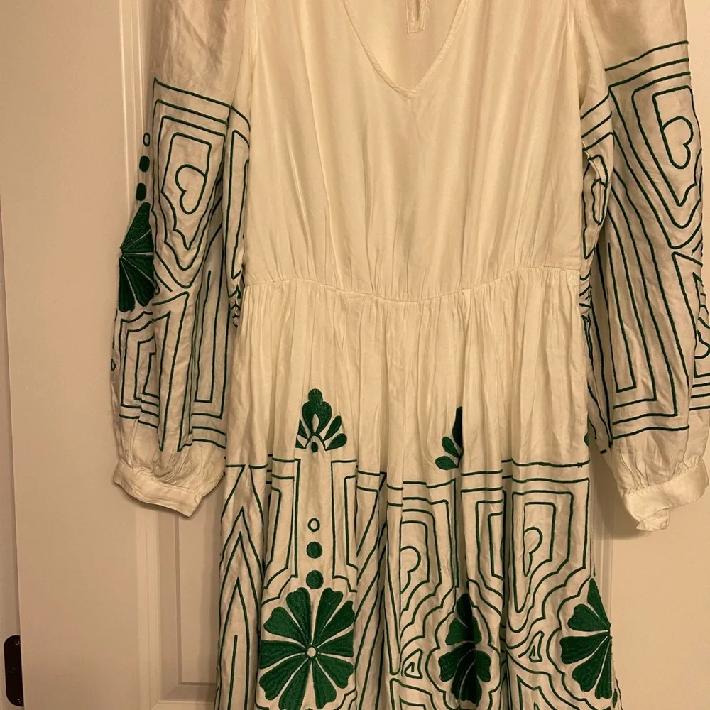 Anthropologie Forever that Girl Embroidered Mini Dress 👗 - Picture 7 of 7